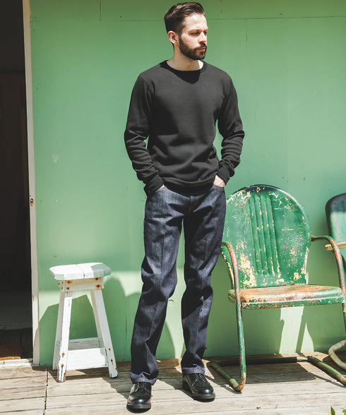 MR.OLIVE / 14oz SELVAGE DENIM / RIGID STANDARD STRAIGHT JEANS / ミスターオリーブ/ 14オンス セルヴィッジデニム / リジッドスタンダードストレートジーンズ